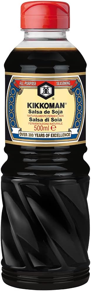 Kikkoman - Salsa de Soja Original, Receta Tradicional, Fermentación Natural, 500ml