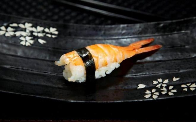Nigiri sushi ebi