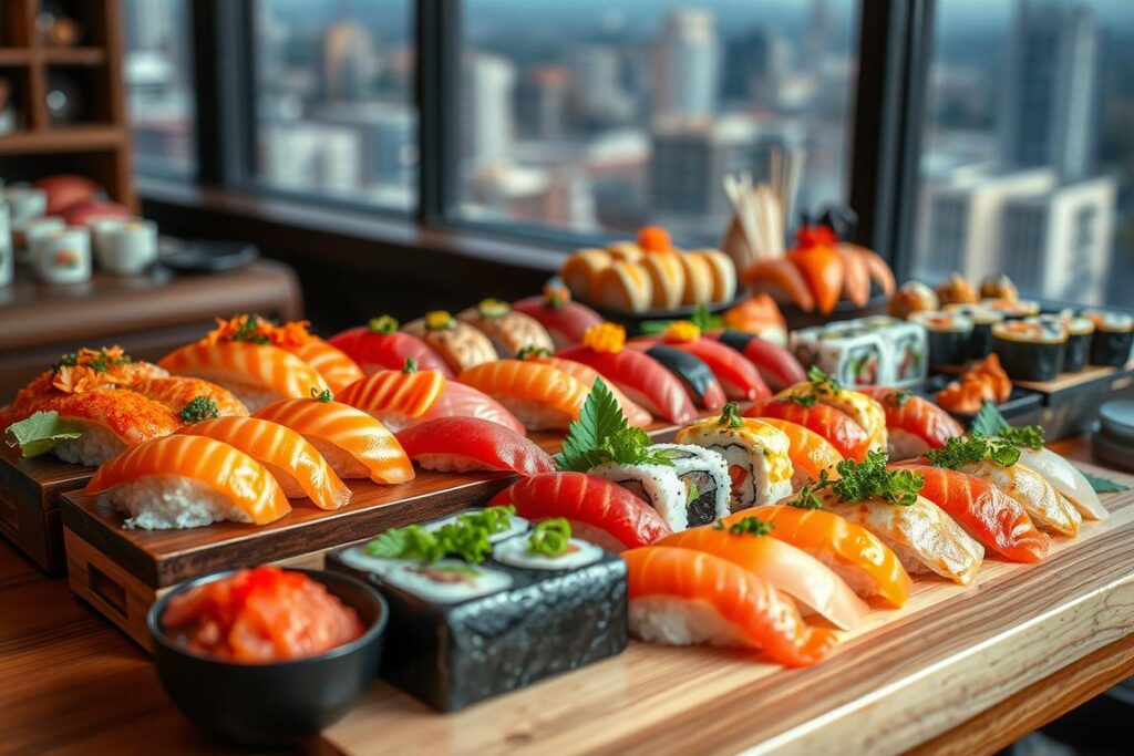 tipos de sushi en Pozuelo