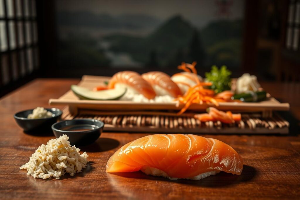 Ingredientes tradicionales del sushi