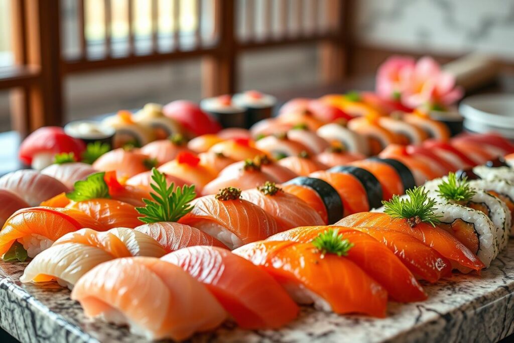 calidad y frescura en sushi