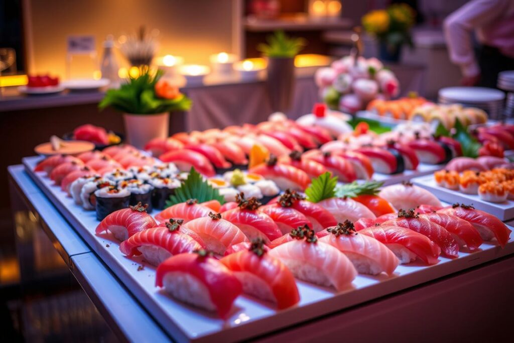 Experiencia gastronómica de sushi para eventos