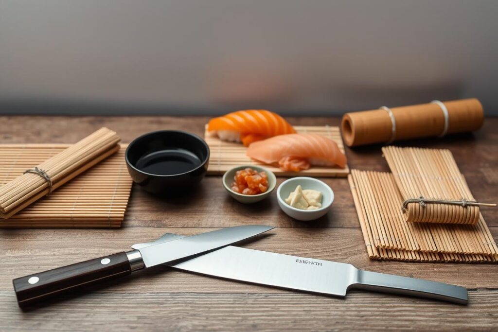 Utensilios para sushi