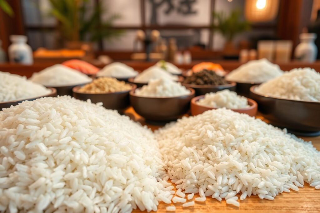 Variedades de arroz para sushi