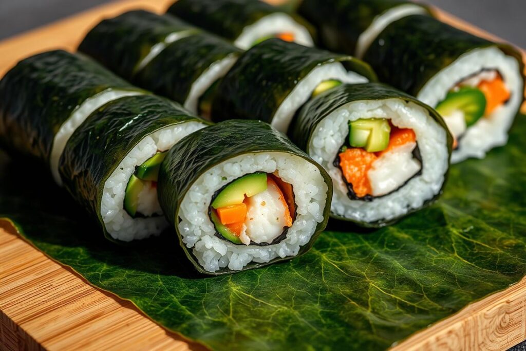 elección alga nori sushi